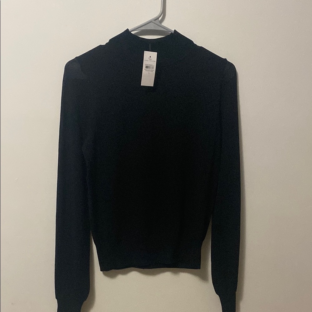 Ann Taylor Classic Black Knit Top